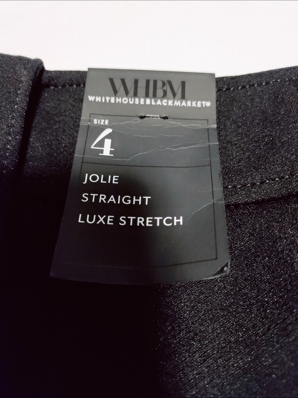 White House Black Market Jolie Straight Luxe Stretch Pants - Picture 6 of 7